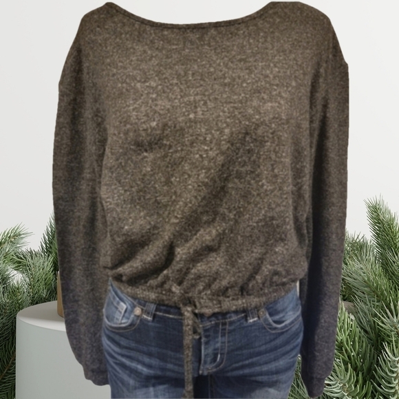 STREETWEAR Dark Gray Society Cropped Sweatshirt With Be Kind Graphic size M - Picture 3 of 8